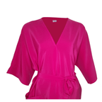 Bata de Cliente Seda Anti-Manchas Rosa - Tam. Único
