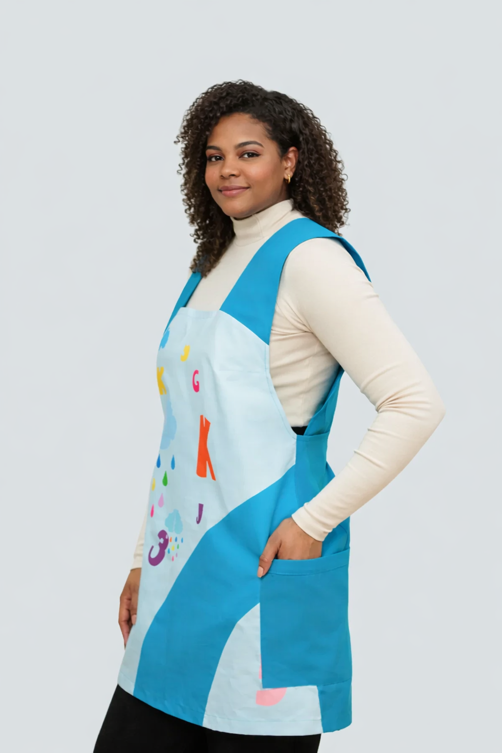 Delantal de educador ABC