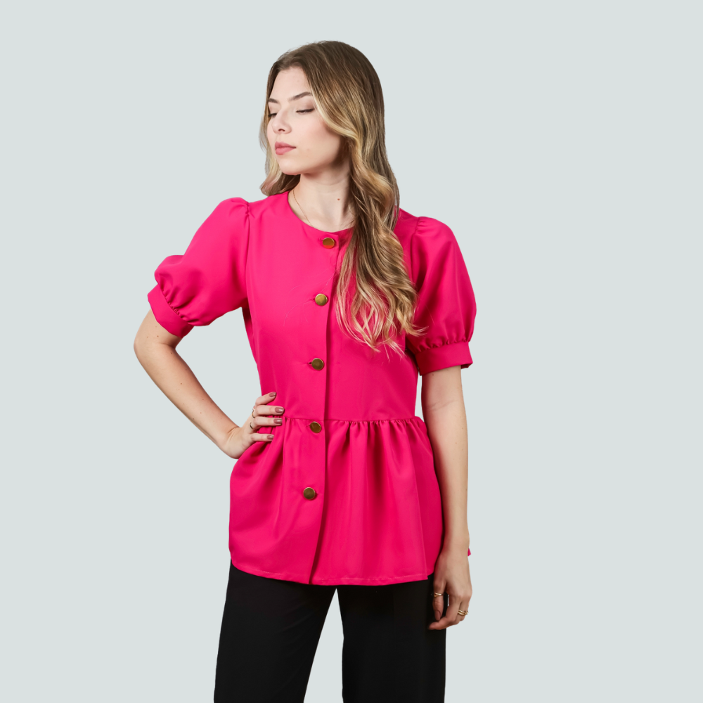 Blusa Casaco Maria - Tecido Antibacteriano